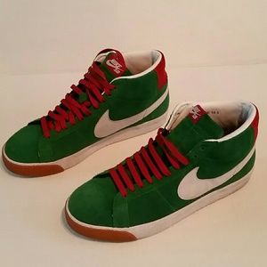 nike sb blazer pine green